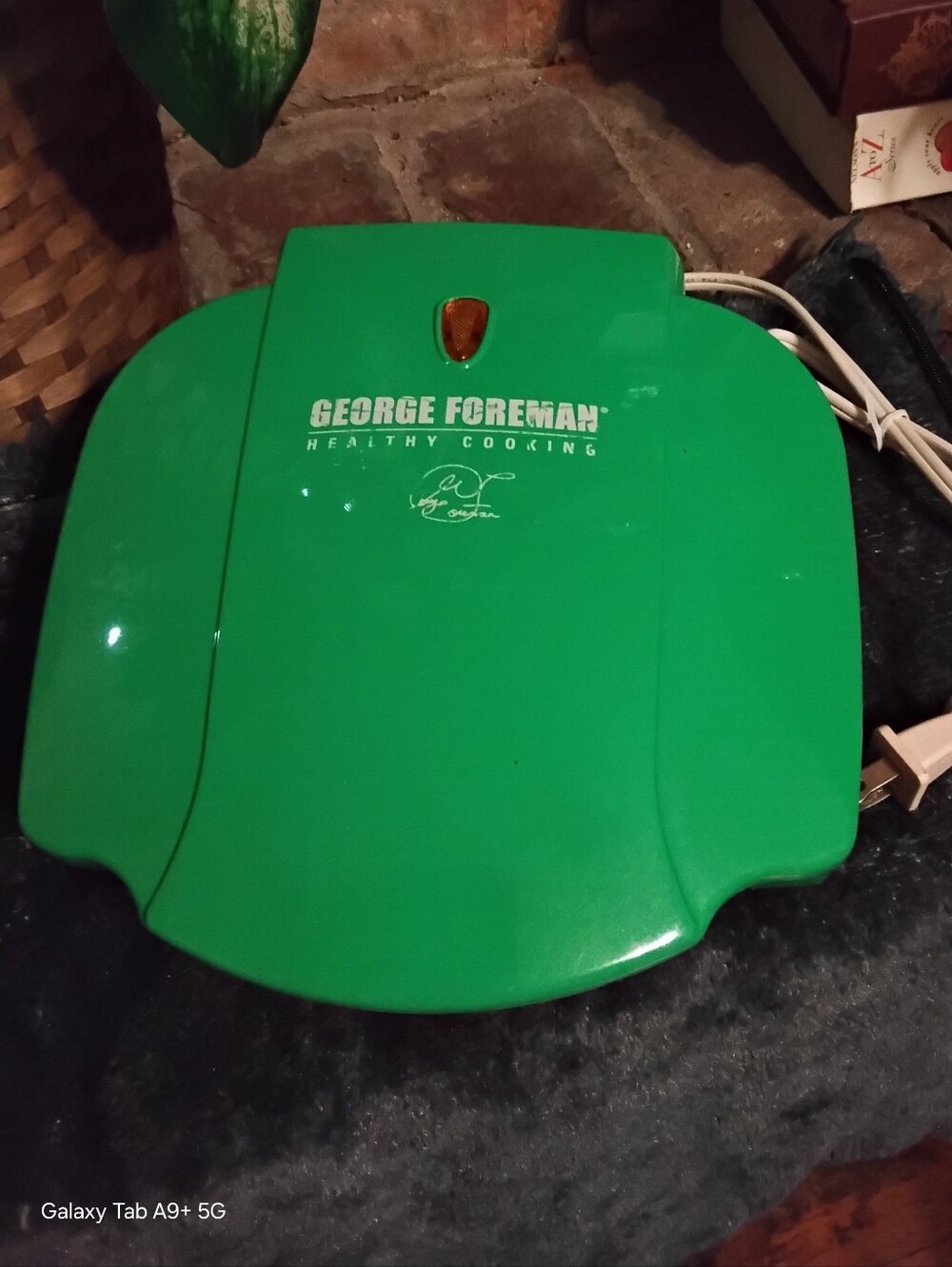 George Foreman Healthy Cooking Grill - Green